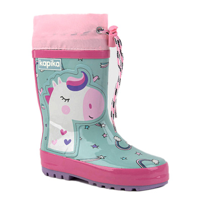 Сапоги резиновые для девочки Kapika 1423т-10 1